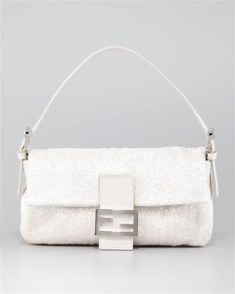 fendi baguette vintage white|fendi baguette second hand.